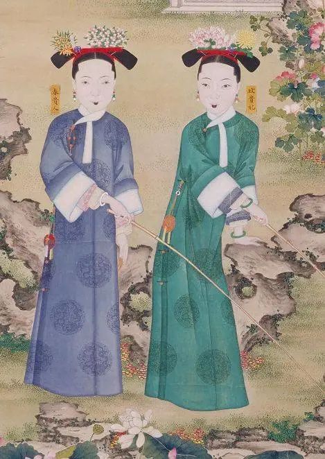 玫貴妃春貴人行樂圖